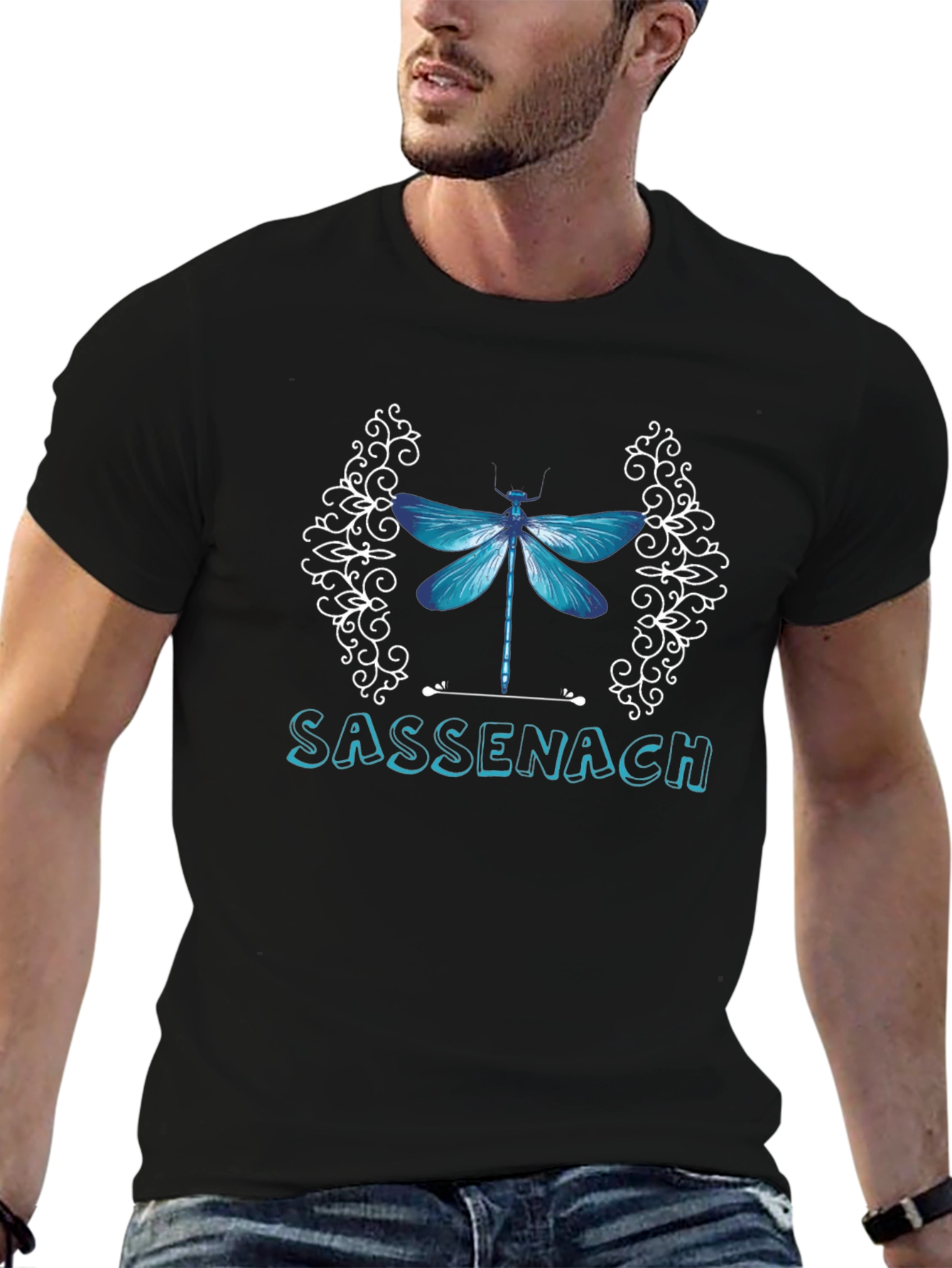 Sassenach Dragonfly Graphic Tee Shirt