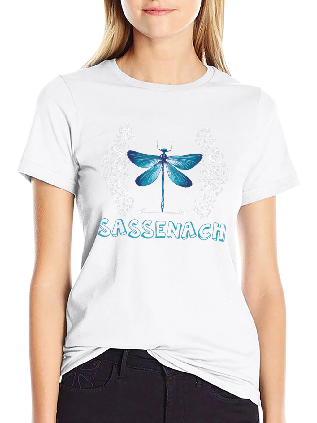 Sassenach Dragonfly Graphic Tee Shirt