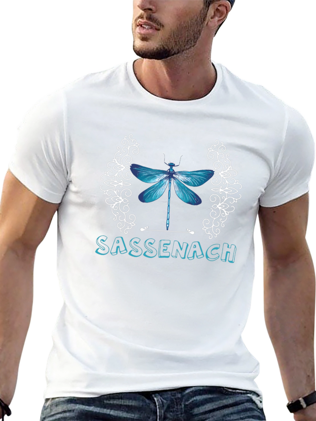 Sassenach Dragonfly Graphic Tee Shirt