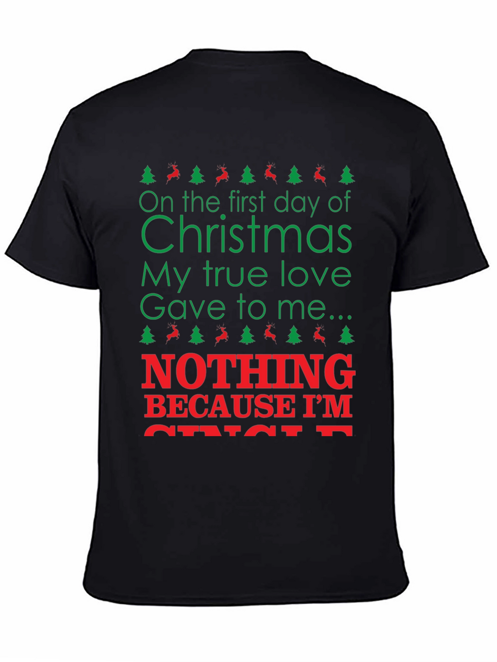 Christmas Nothing T-Shirt - Holiday Humor Tee