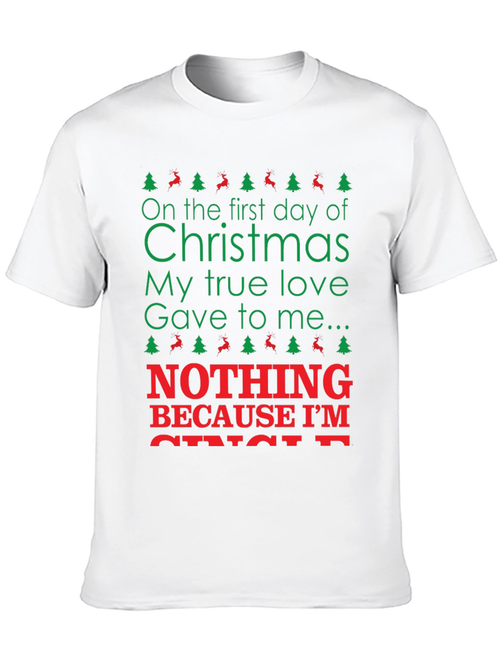 Christmas Nothing T-Shirt - Holiday Humor Tee