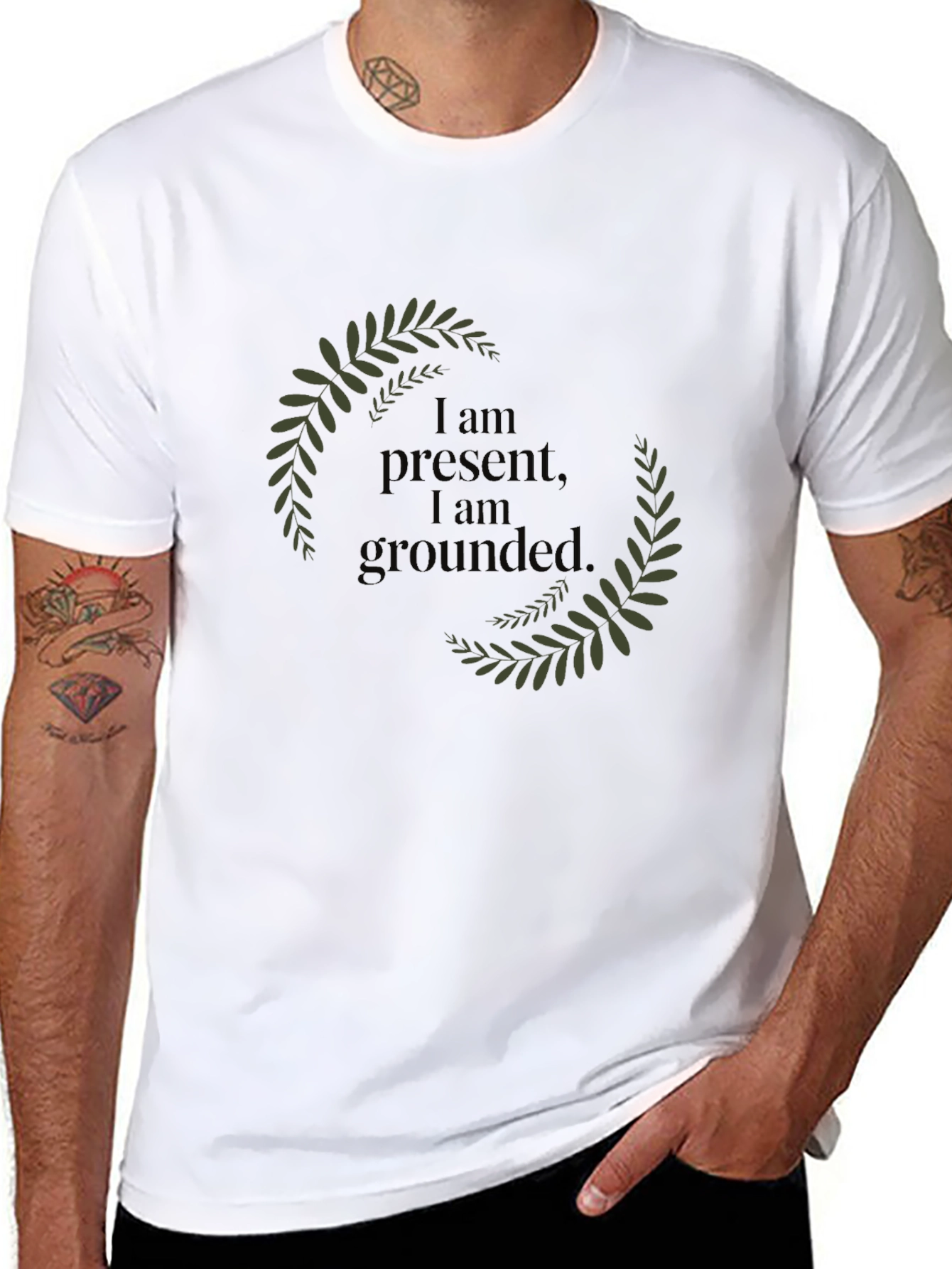 Present & Grounded Graphic Tee