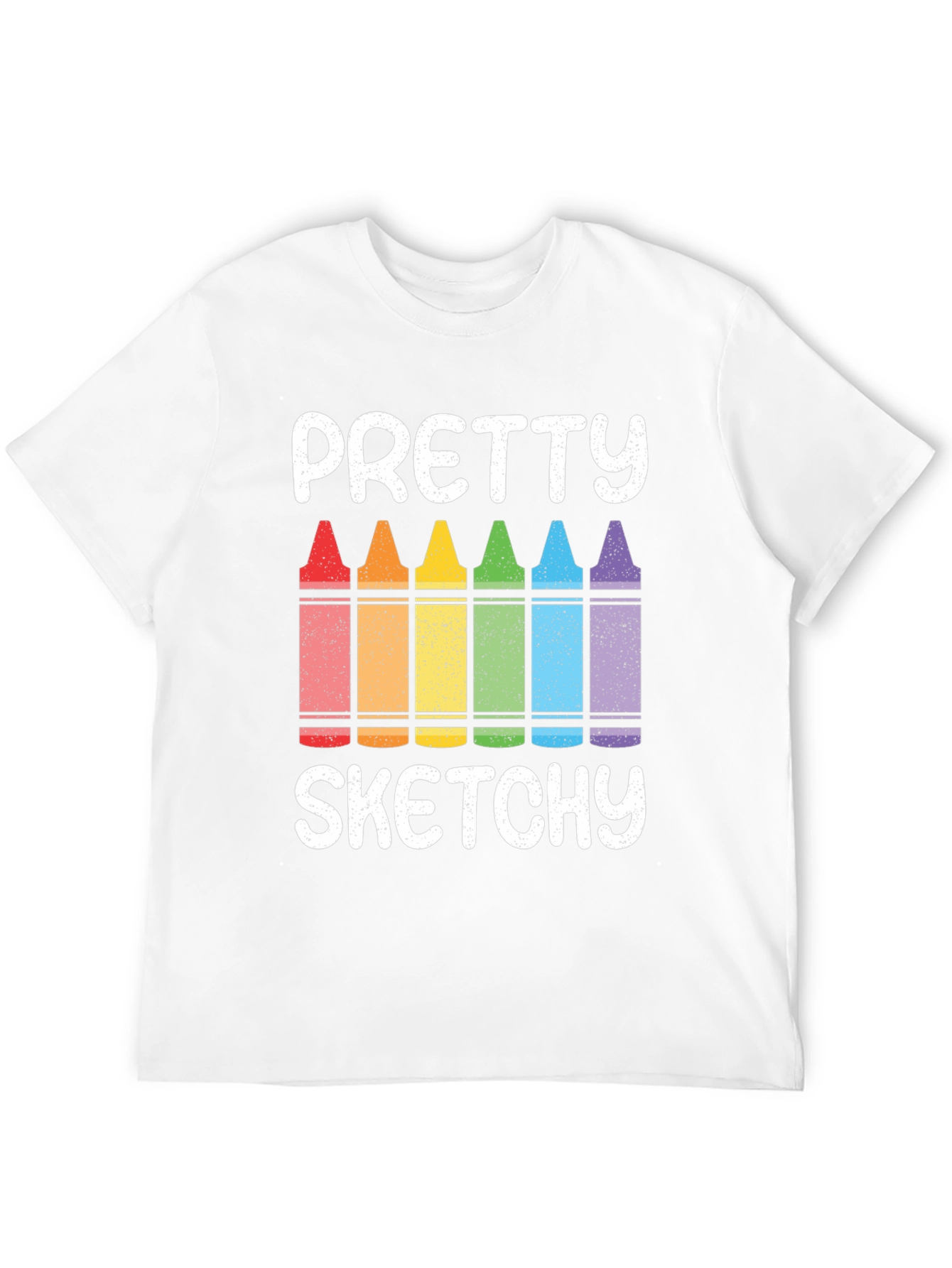 Pretty Sketchy Crayon Graphic Tee
