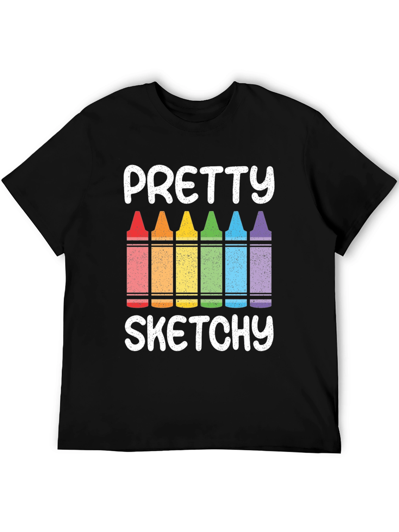 Pretty Sketchy Crayon Graphic Tee