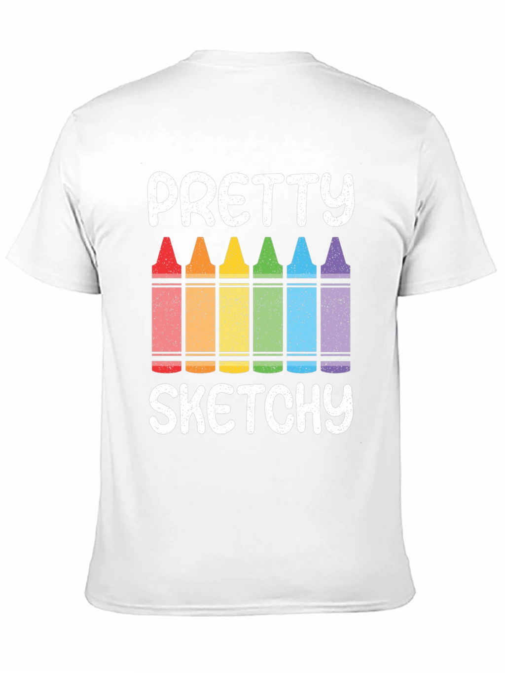 Pretty Sketchy Crayon Graphic Tee