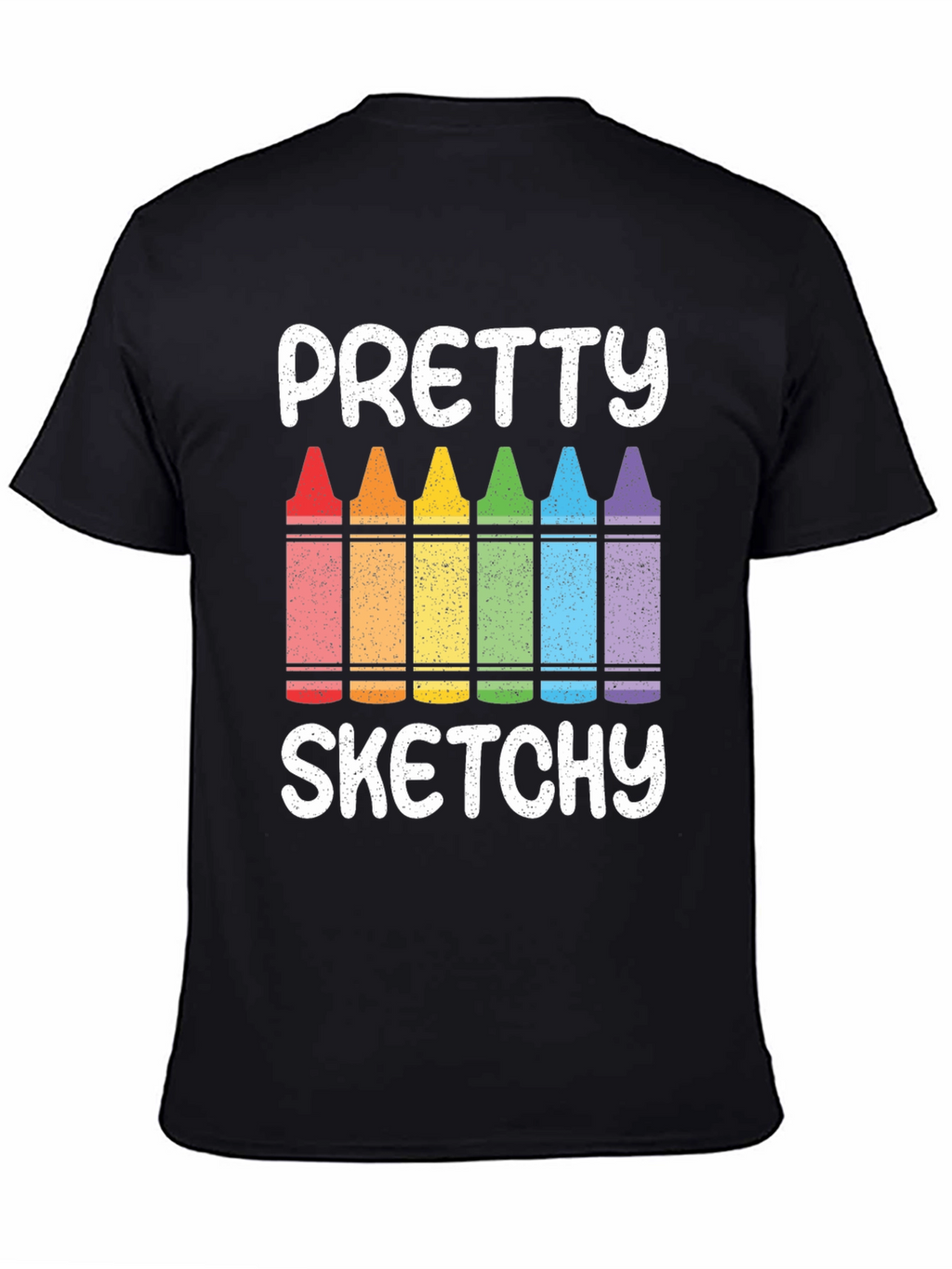 Pretty Sketchy Crayon Graphic Tee