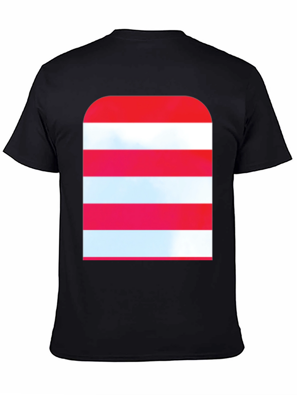 Striped Graphic Tee - Modern Casual Style