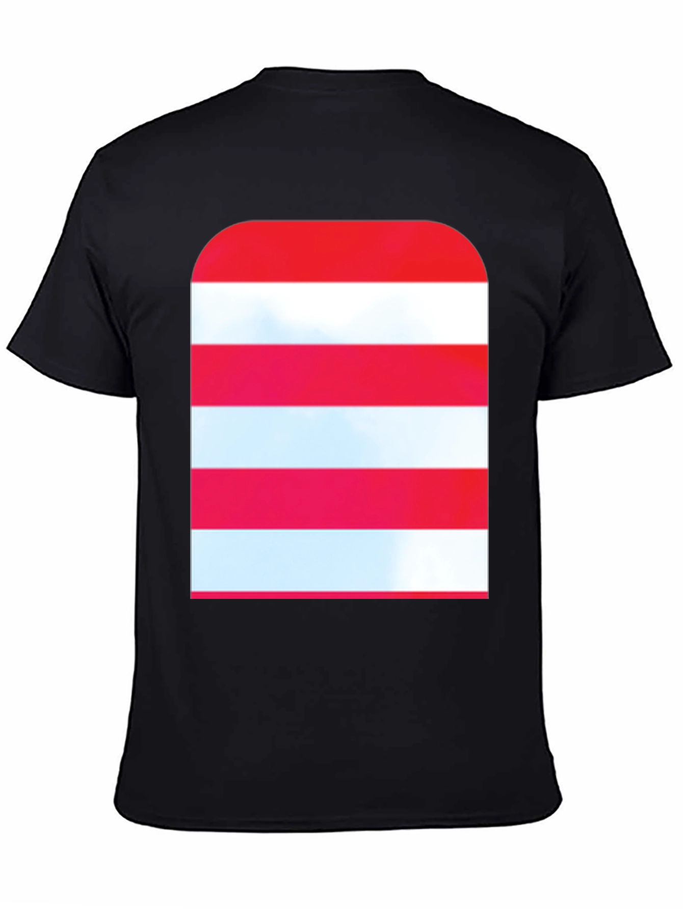 Striped Graphic Tee - Modern Casual Style