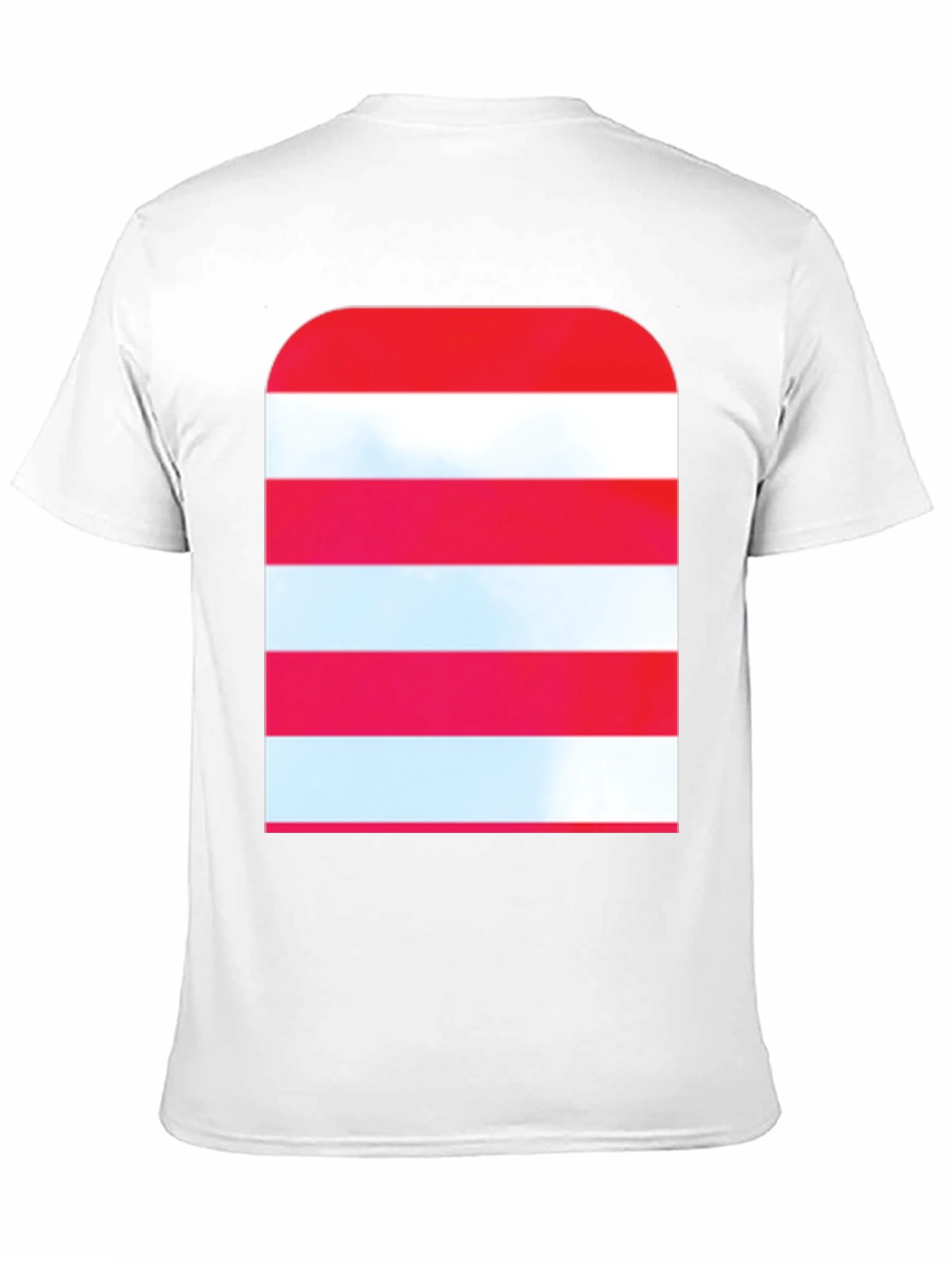 Striped Graphic Tee - Modern Casual Style