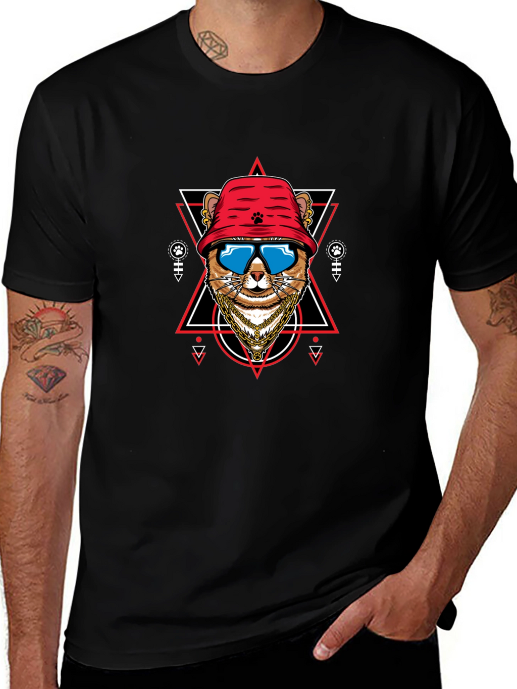 Cool Cat Graphic Tee - Streetwear Style