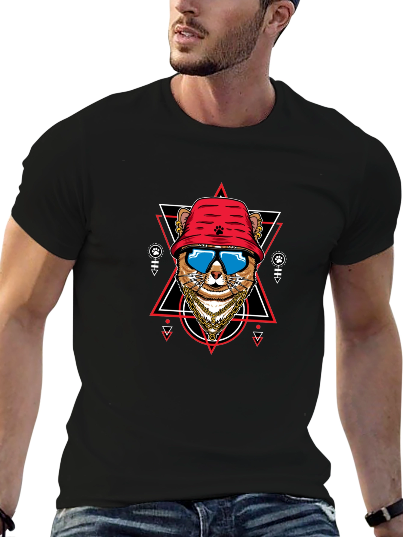 Cool Cat Graphic Tee - Streetwear Style