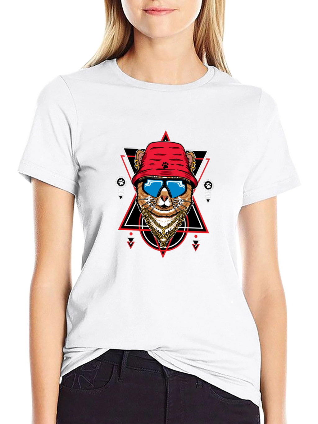 Cool Cat Graphic Tee - Streetwear Style