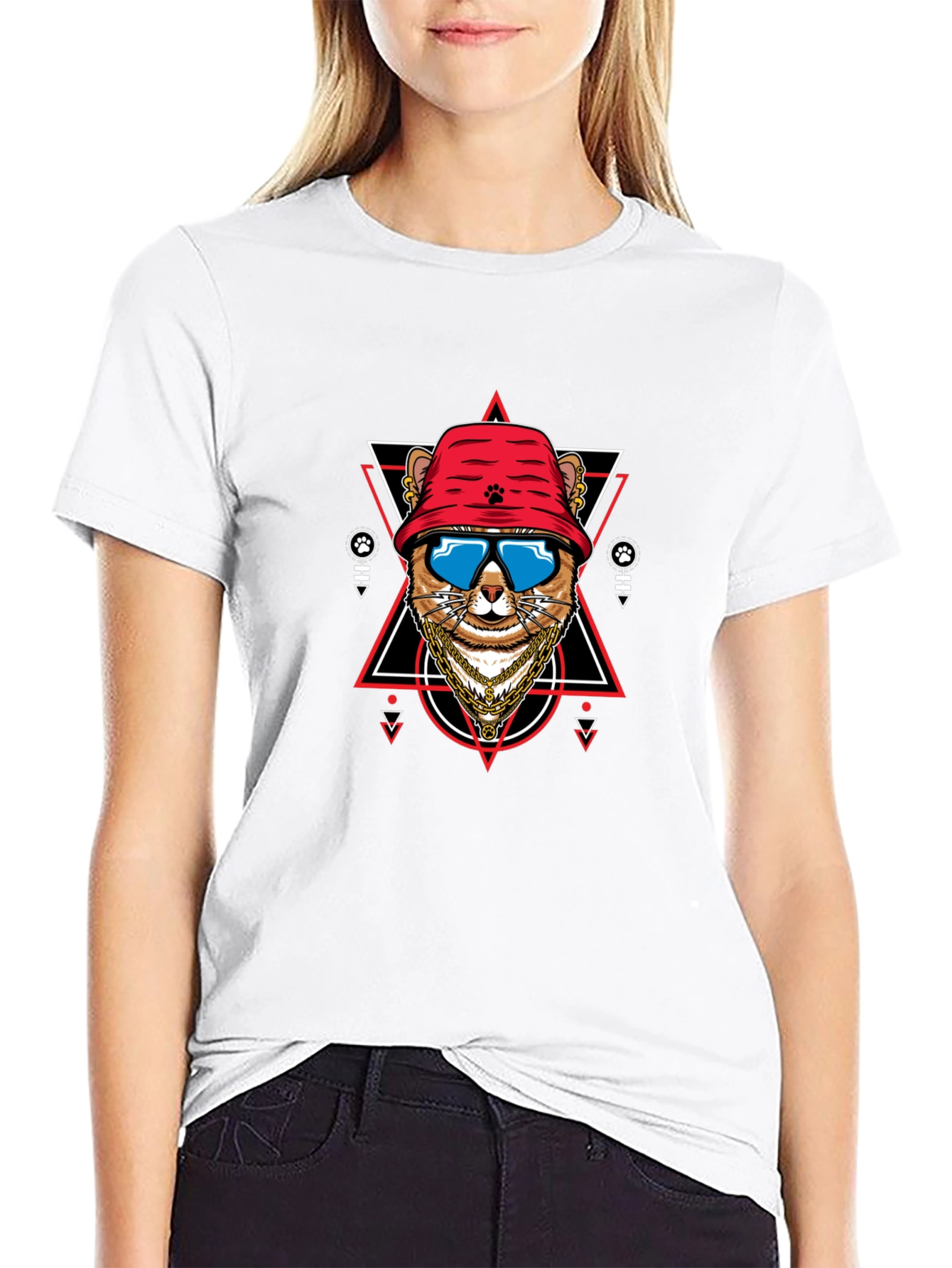 Cool Cat Graphic Tee - Streetwear Style