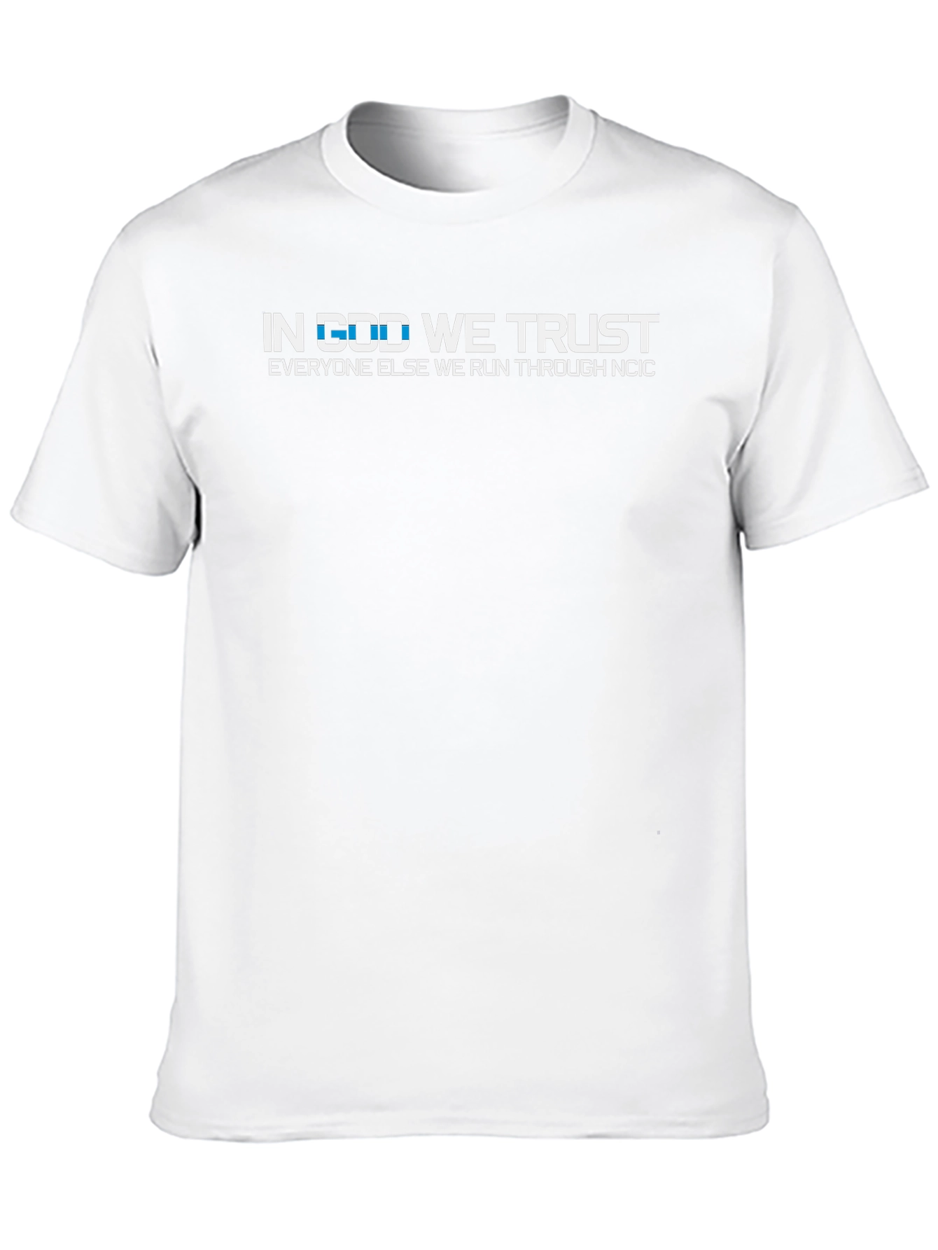 In God We Trust Black Graphic T-Shirt