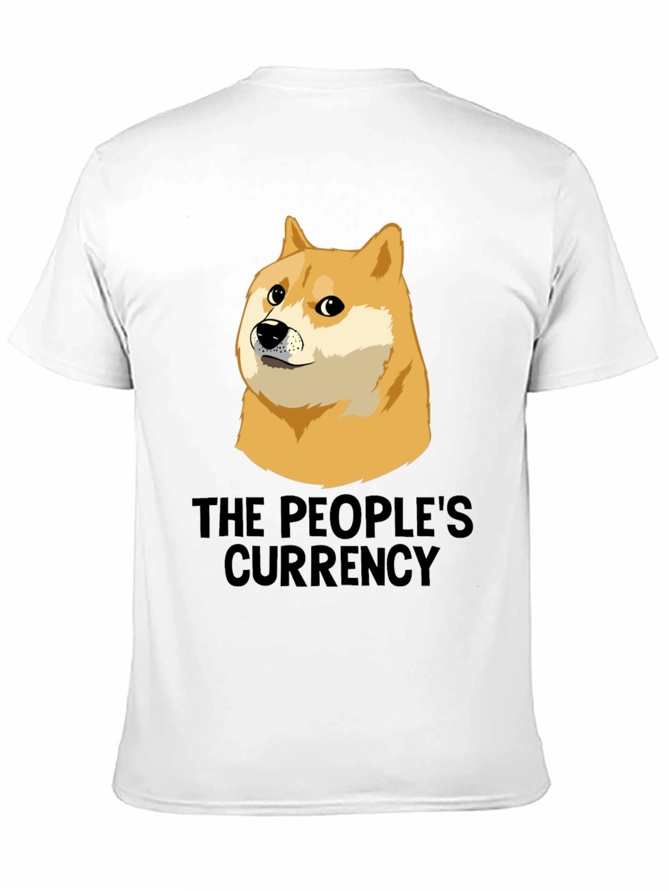 Doge The Peoples Currency Black T-Shirt