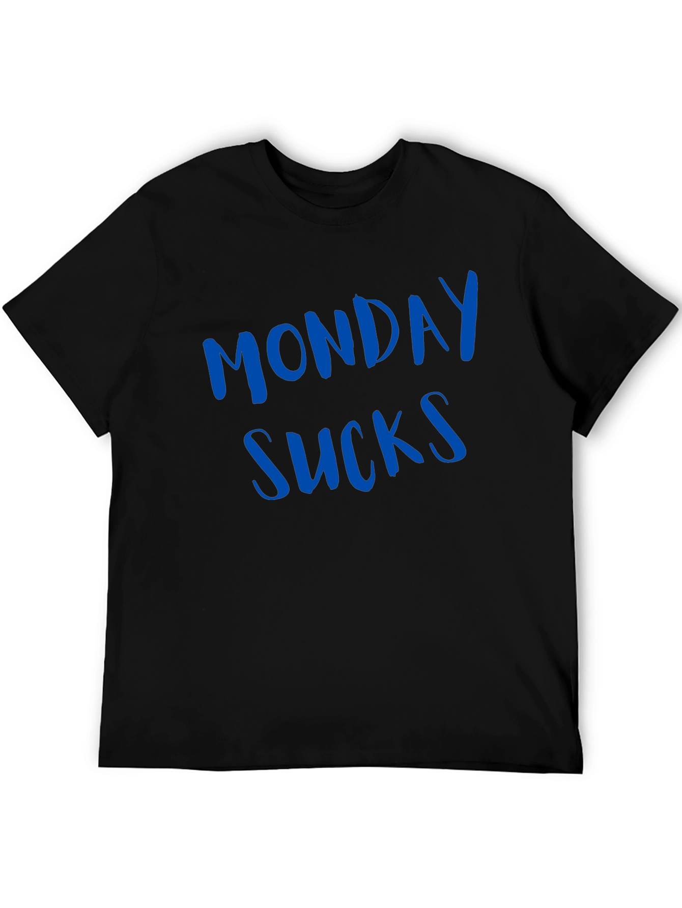 Monday Sucks Mens Black T-Shirt - Casual Wear