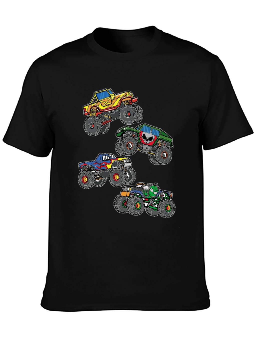 Monster Truck Graphic Black T-Shirt