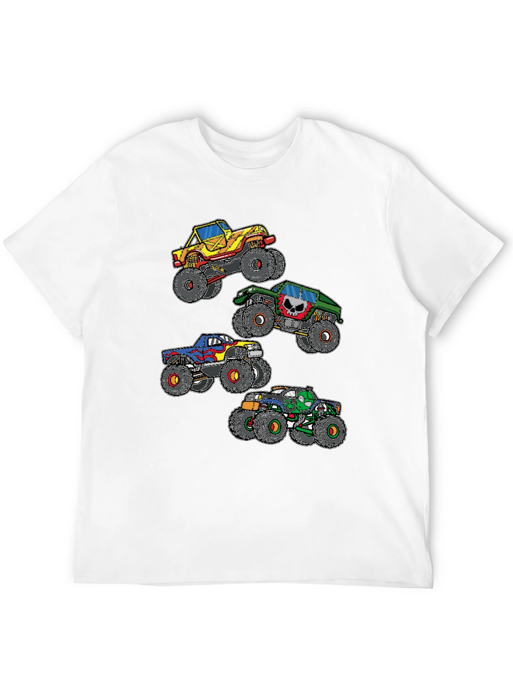 Monster Truck Graphic Black T-Shirt