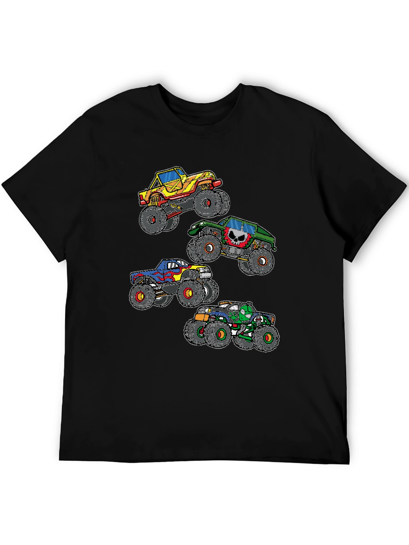 Monster Truck Graphic Black T-Shirt