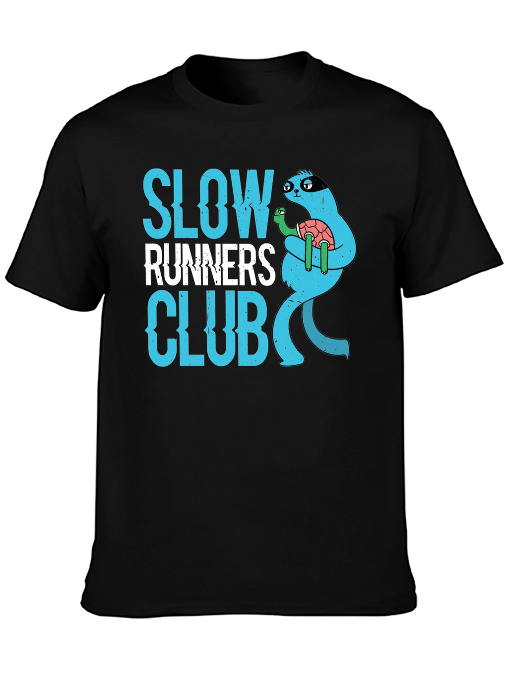 Slow Runners Club Novelty Graphic T-Shirt