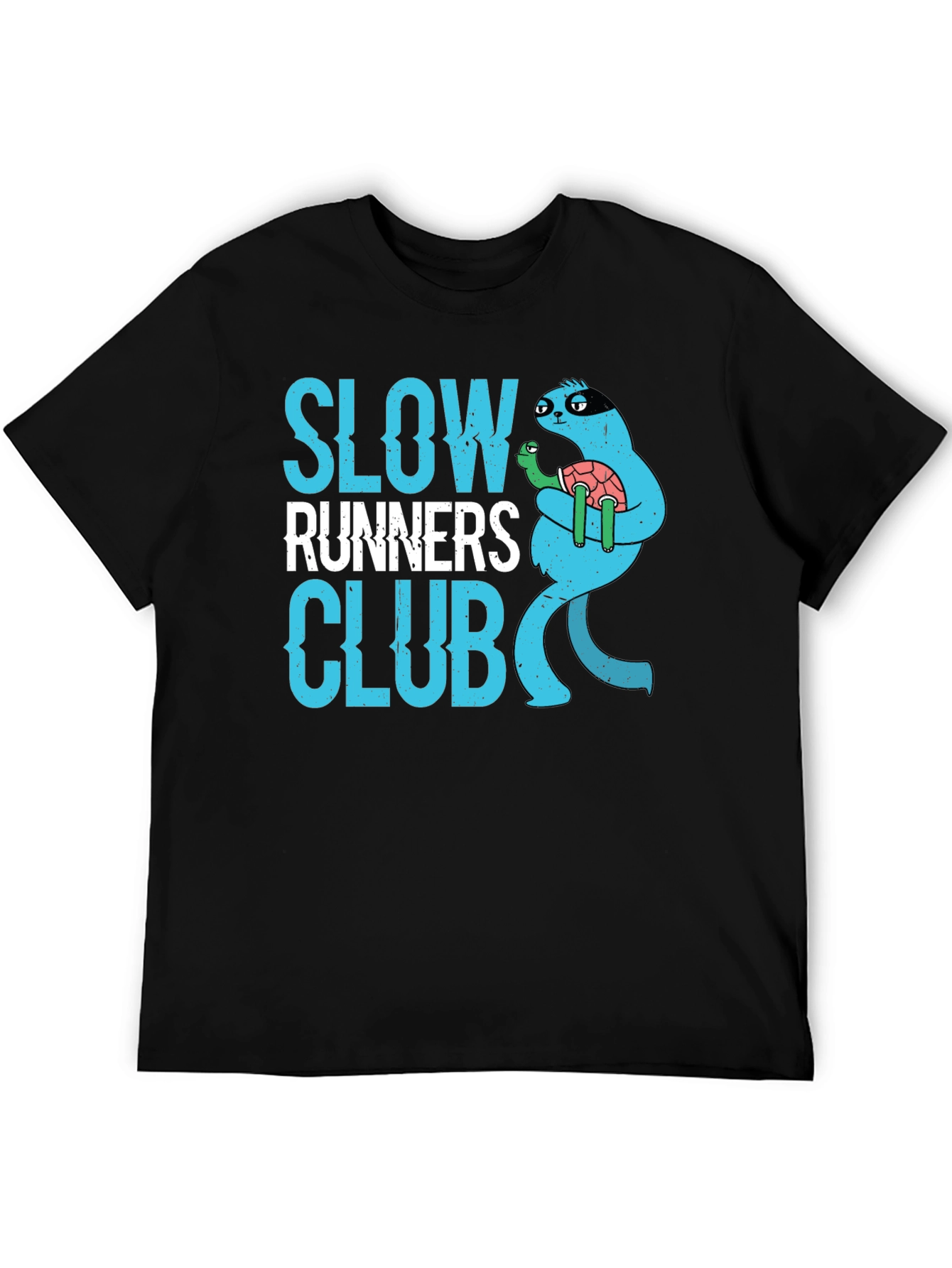 Slow Runners Club Novelty Graphic T-Shirt