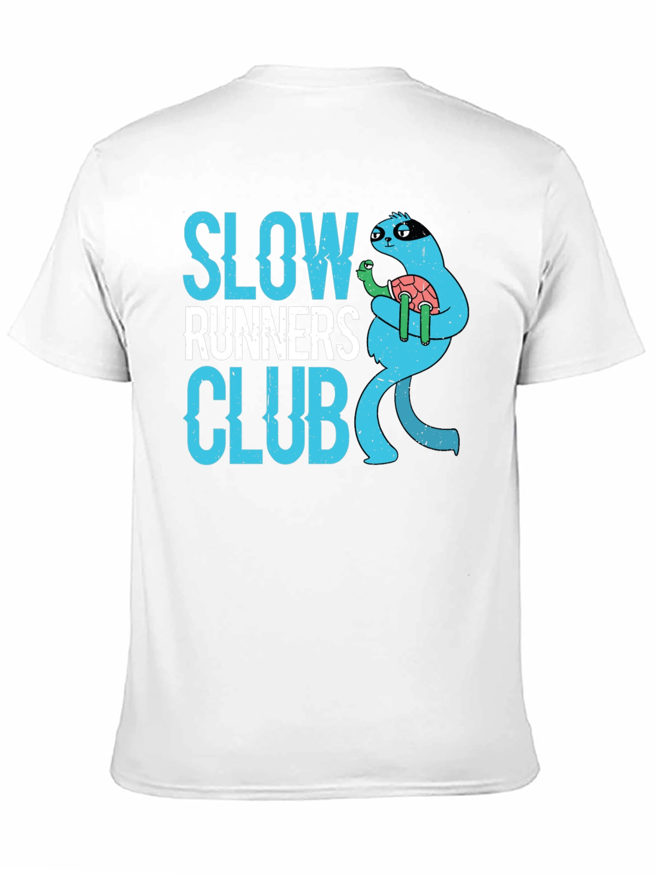 Slow Runners Club Novelty Graphic T-Shirt