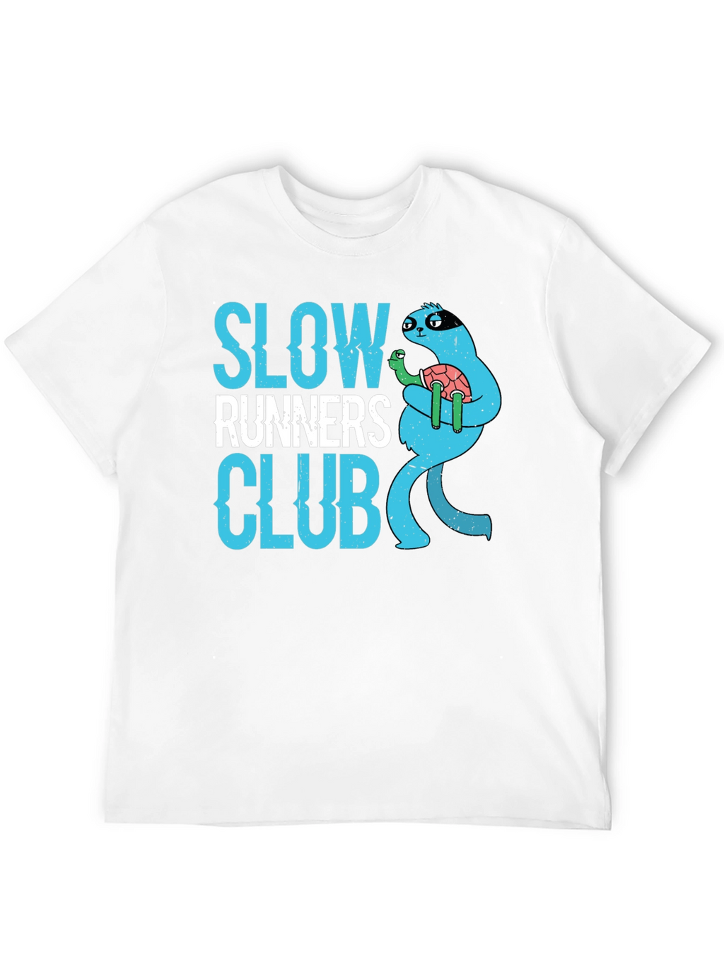 Slow Runners Club Novelty Graphic T-Shirt