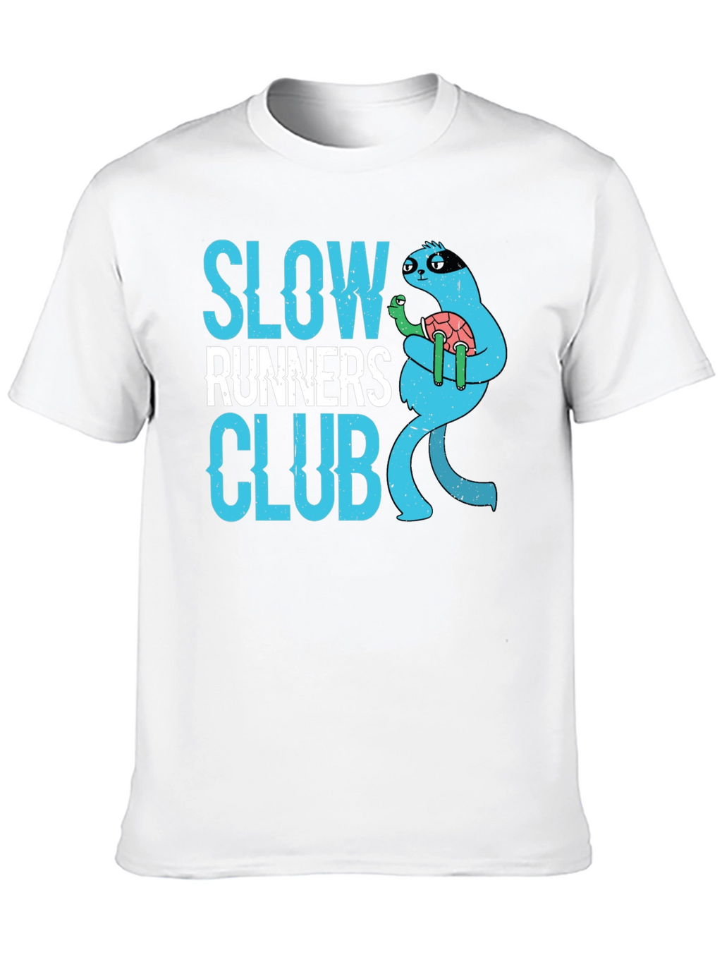 Slow Runners Club Novelty Graphic T-Shirt