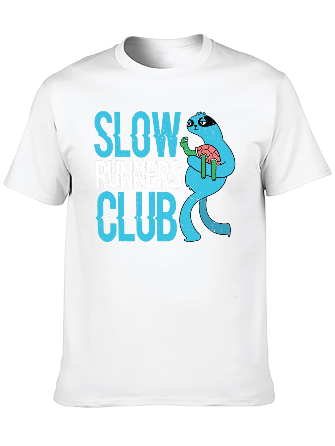 Slow Runners Club Novelty Graphic T-Shirt