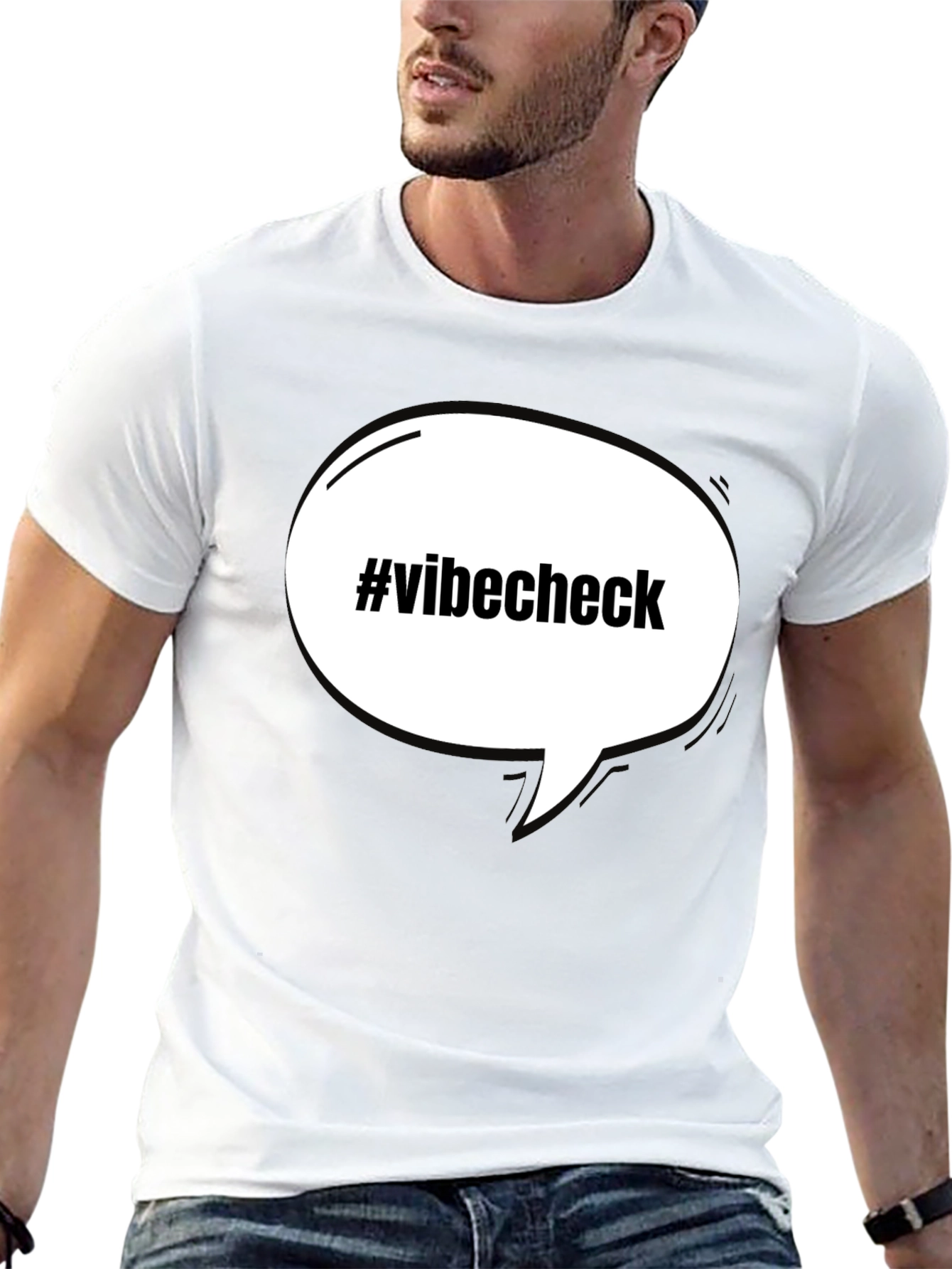 Vibe Check T-Shirt - Funny Slogan Tee
