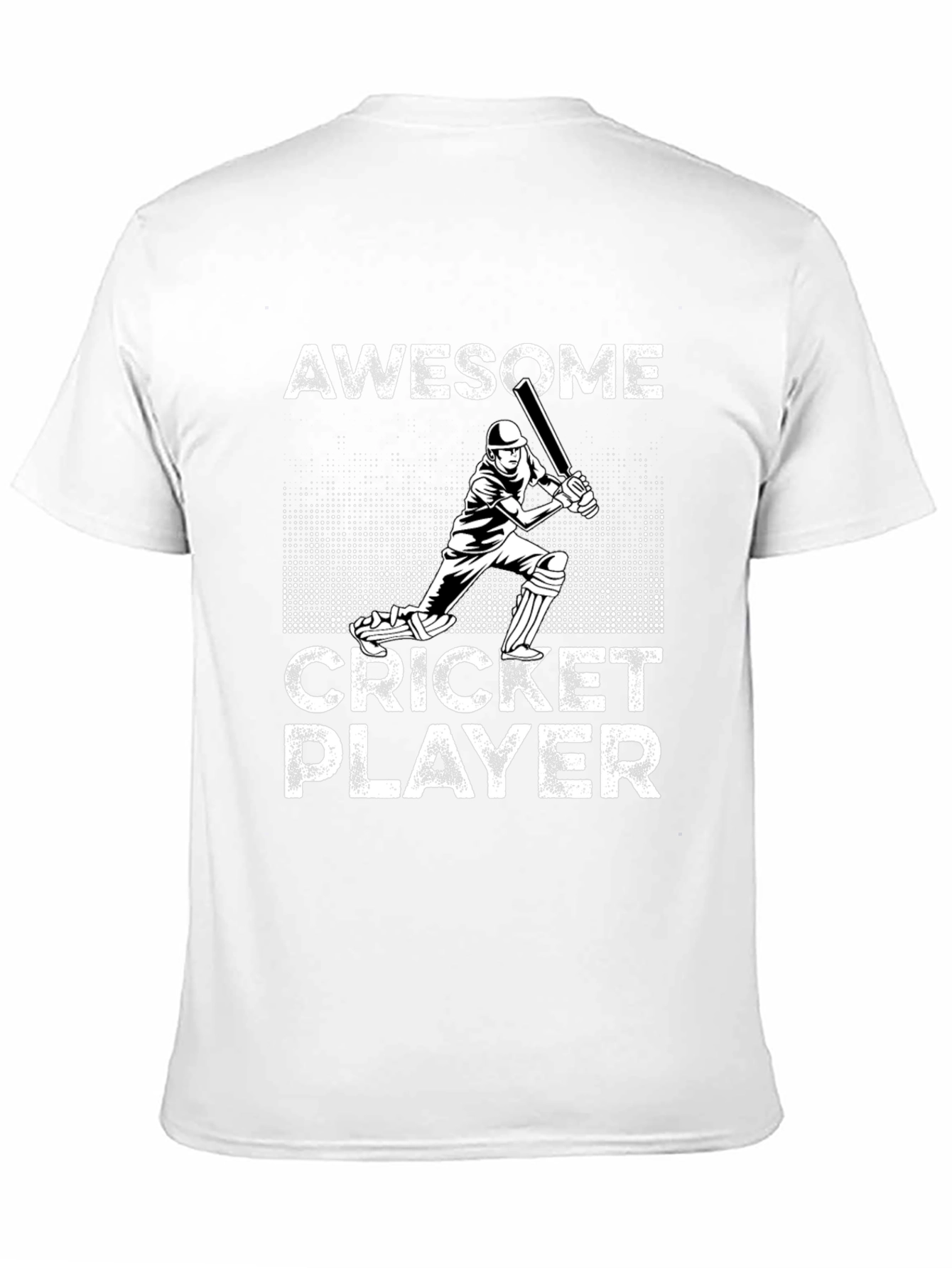 Awesome Cricket Player Graphic T-Shirt