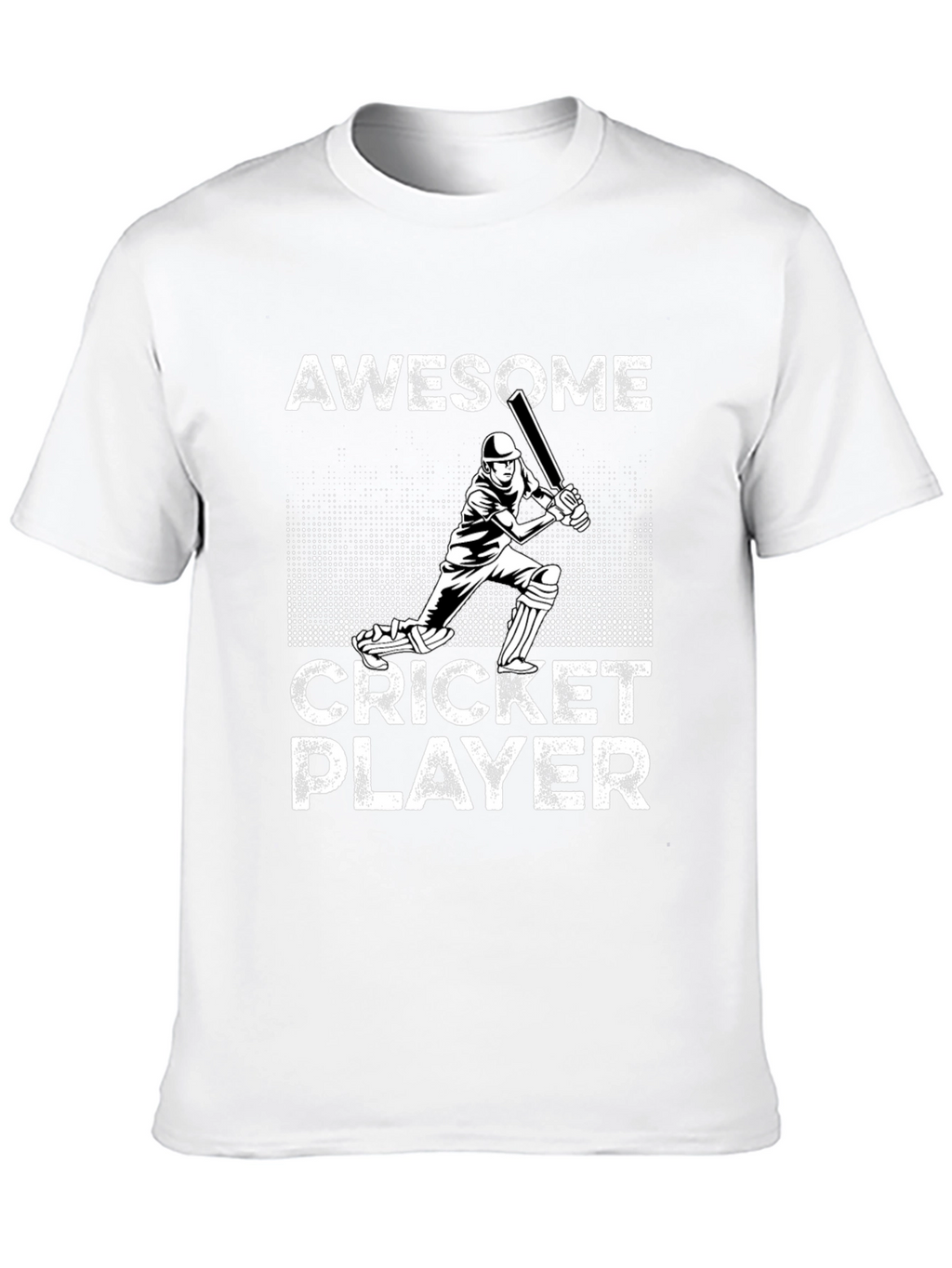 Awesome Cricket Player Graphic T-Shirt