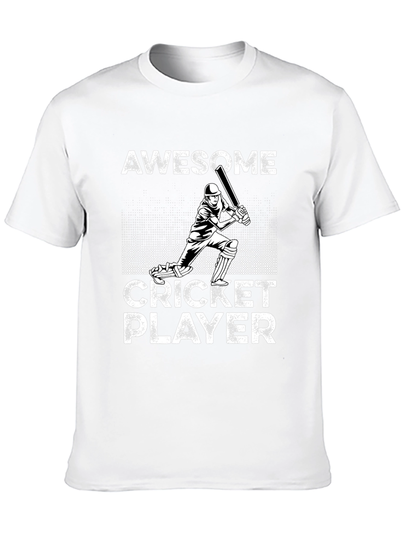 Awesome Cricket Player Graphic T-Shirt