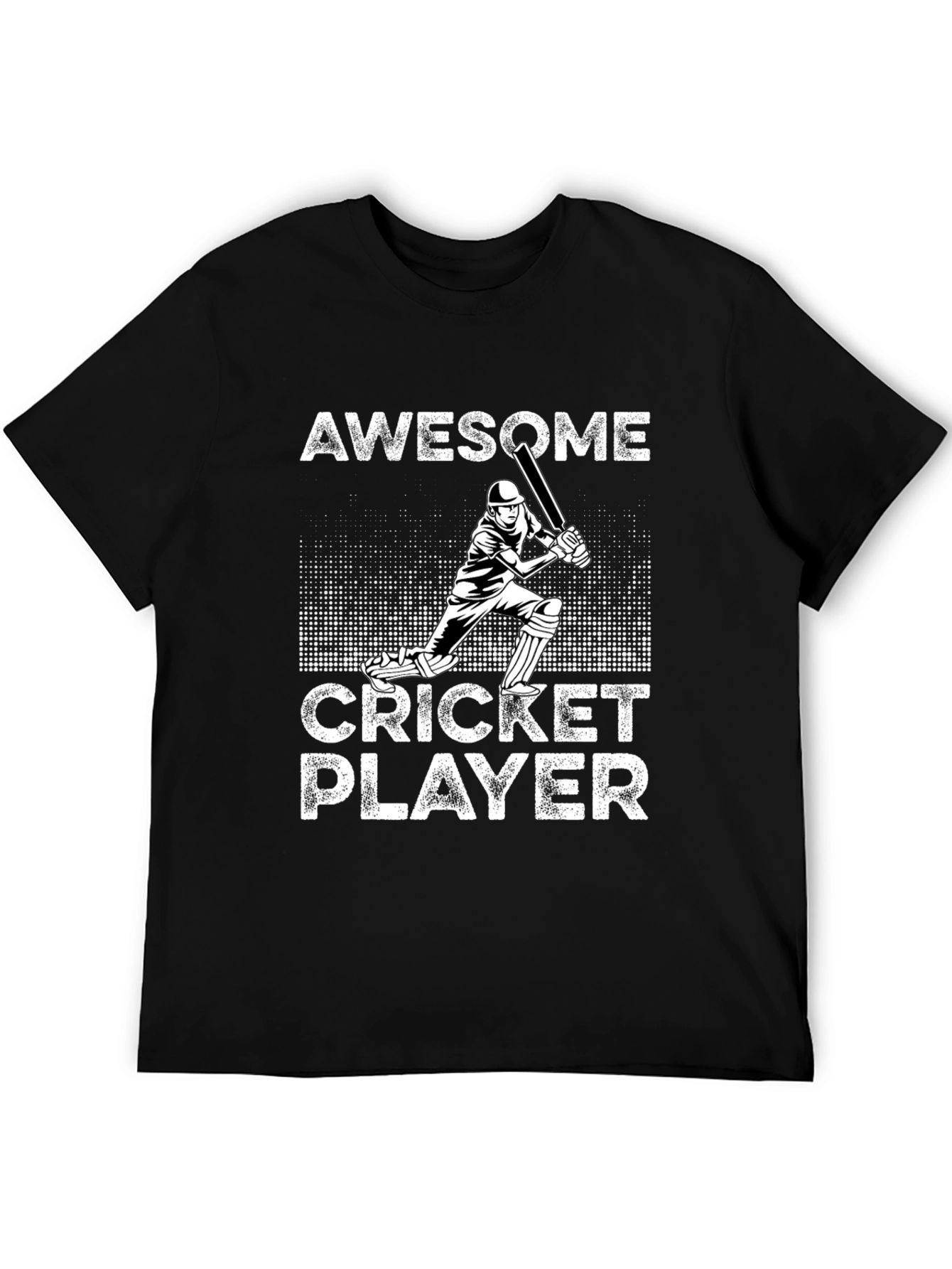 Awesome Cricket Player Graphic T-Shirt