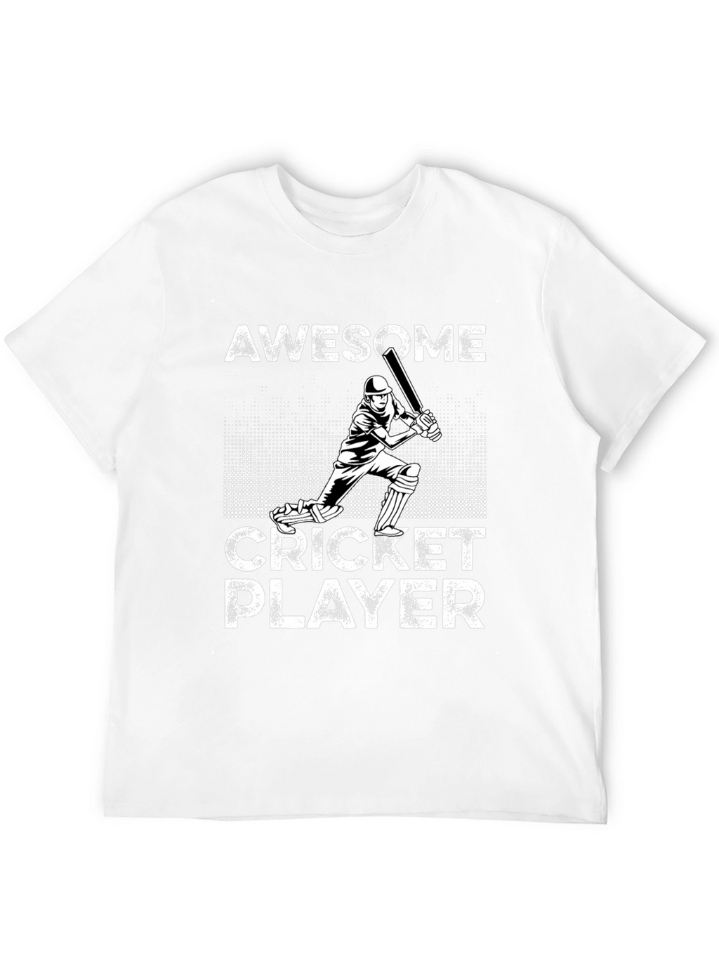 Awesome Cricket Player Graphic T-Shirt