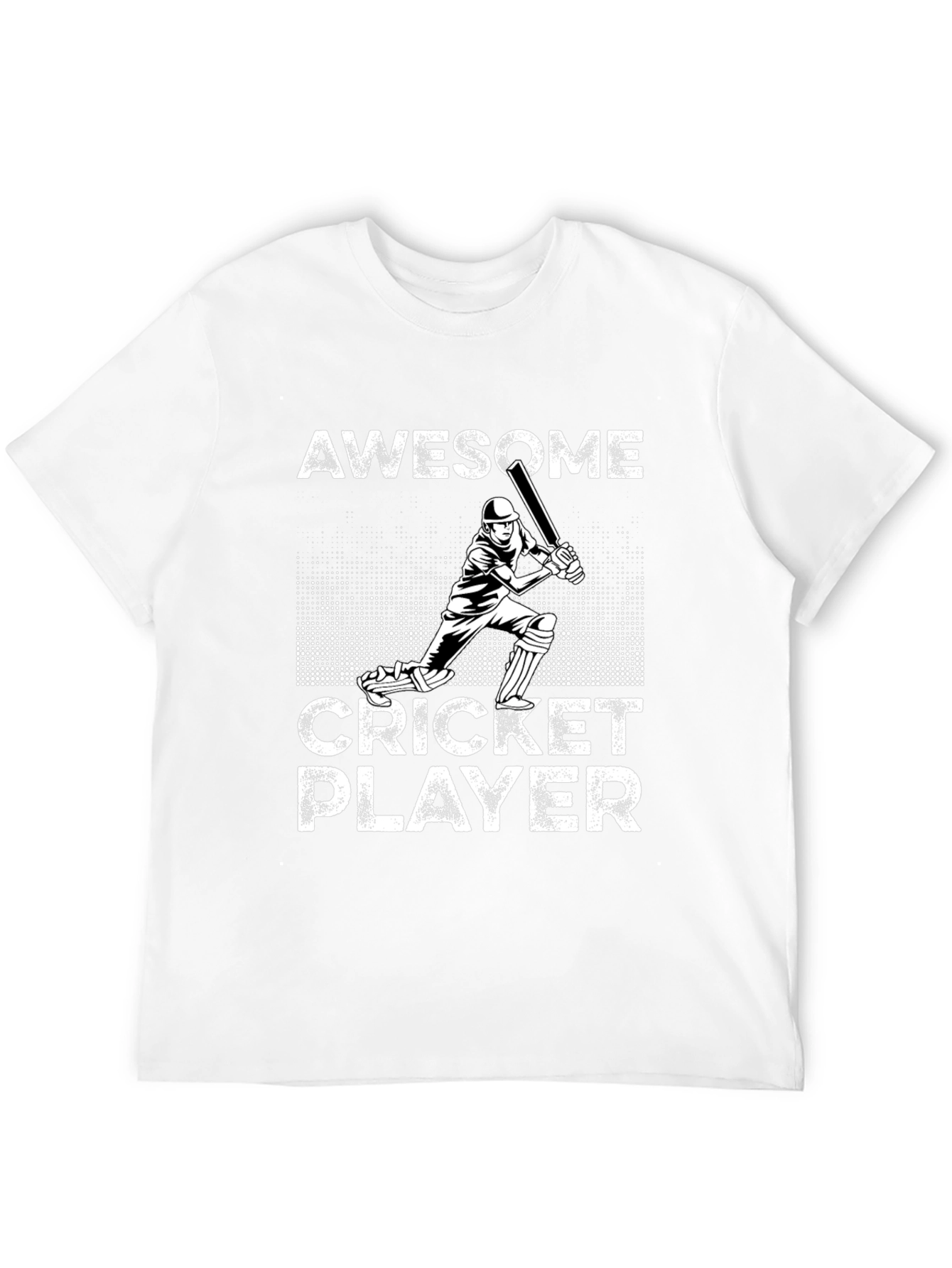 Awesome Cricket Player Graphic T-Shirt