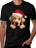 Christmas Labrador T-Shirt - Holiday Dog Tee