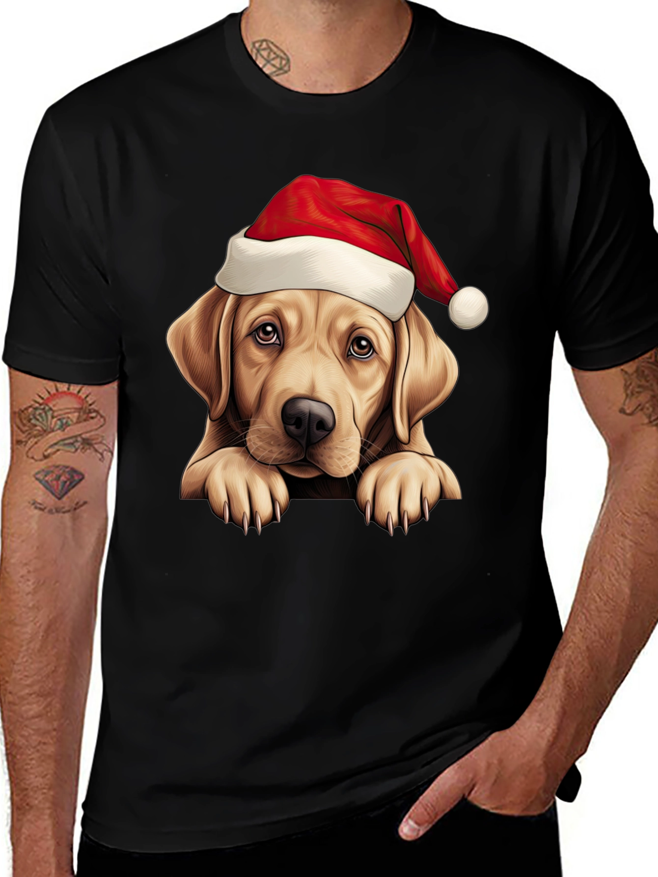 Christmas Labrador T-Shirt - Holiday Dog Tee