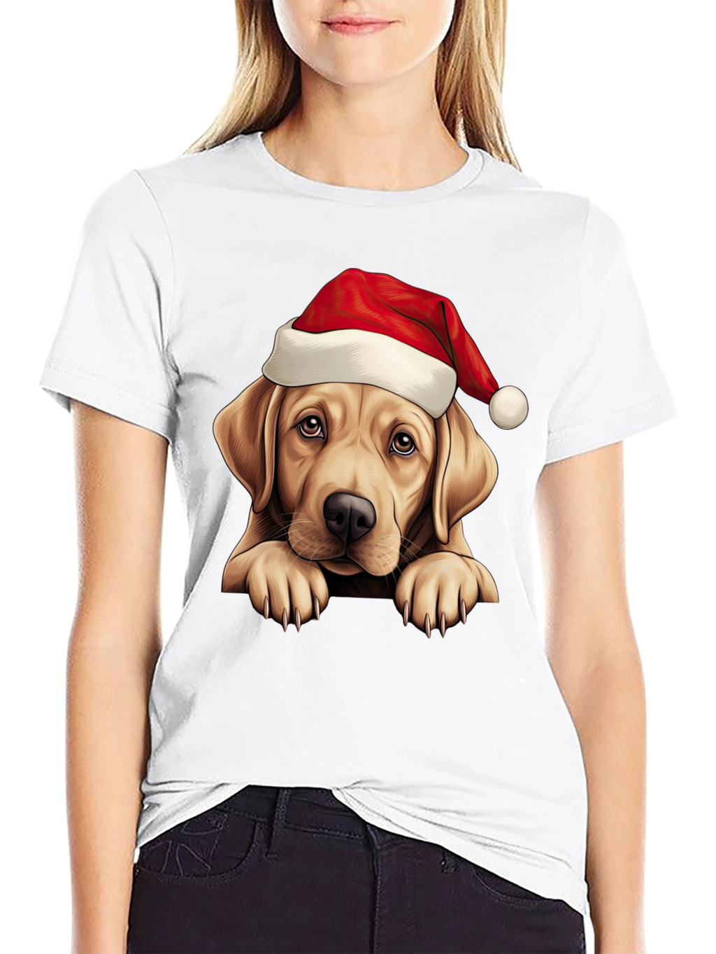 Christmas Labrador T-Shirt - Holiday Dog Tee