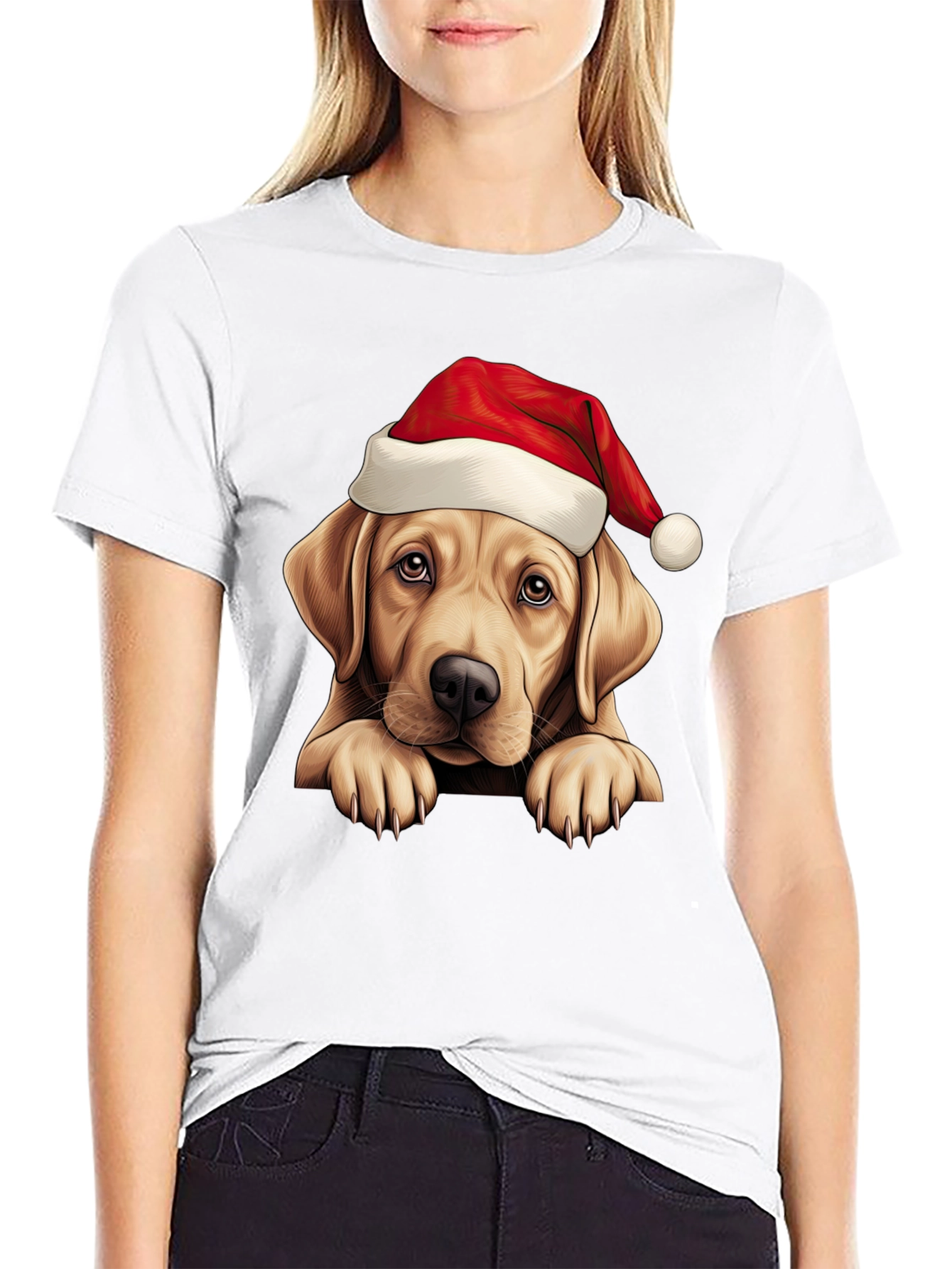 Christmas Labrador T-Shirt - Holiday Dog Tee