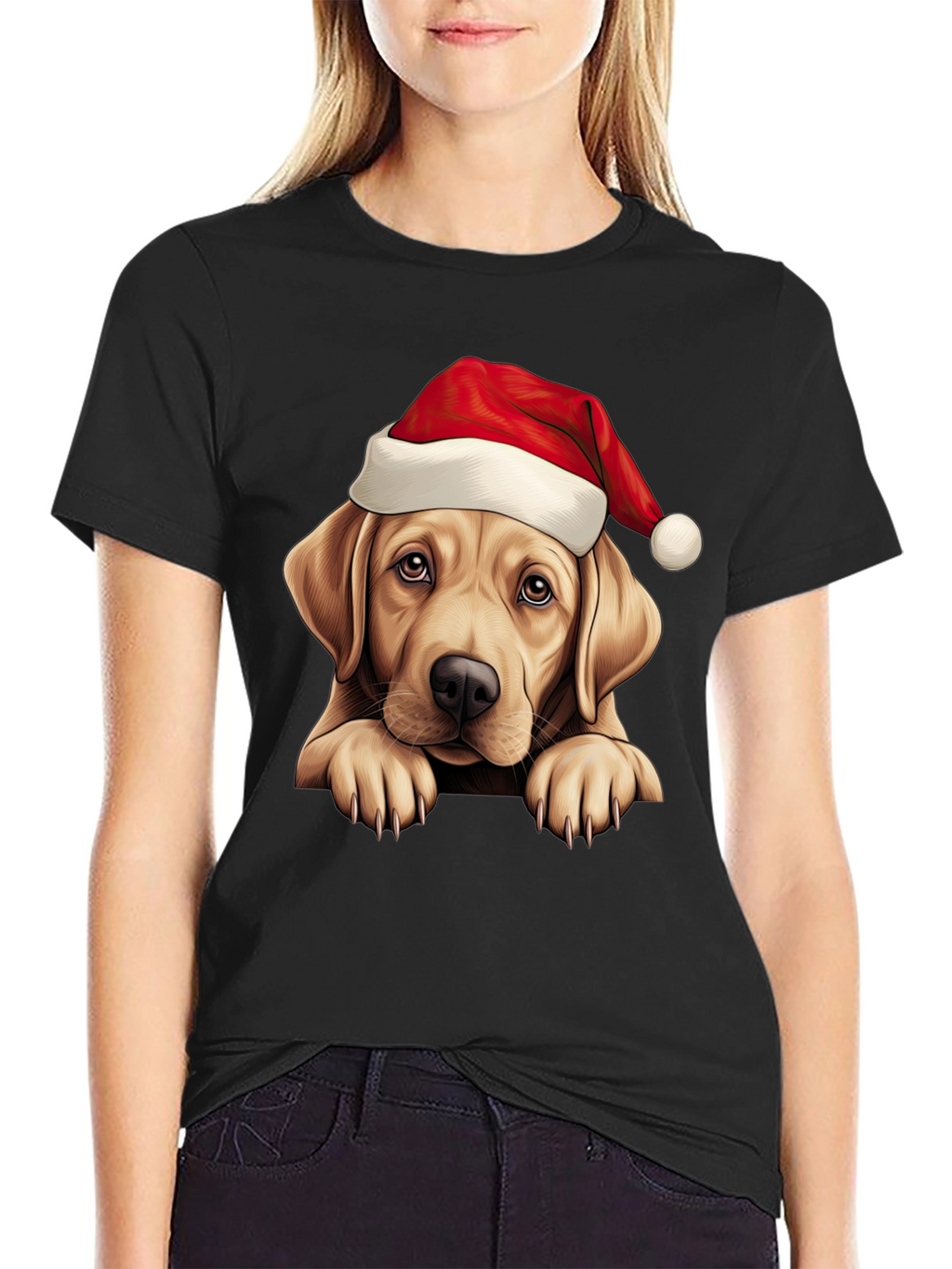 Christmas Labrador T-Shirt - Holiday Dog Tee