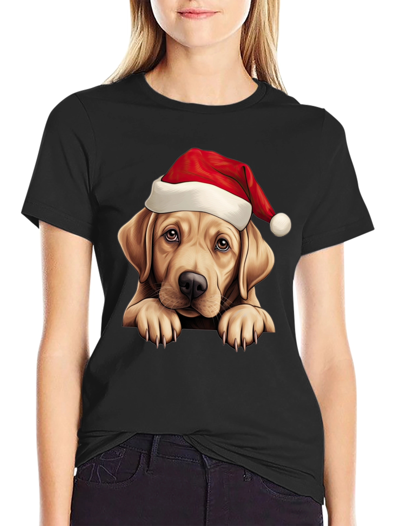 Christmas Labrador T-Shirt - Holiday Dog Tee