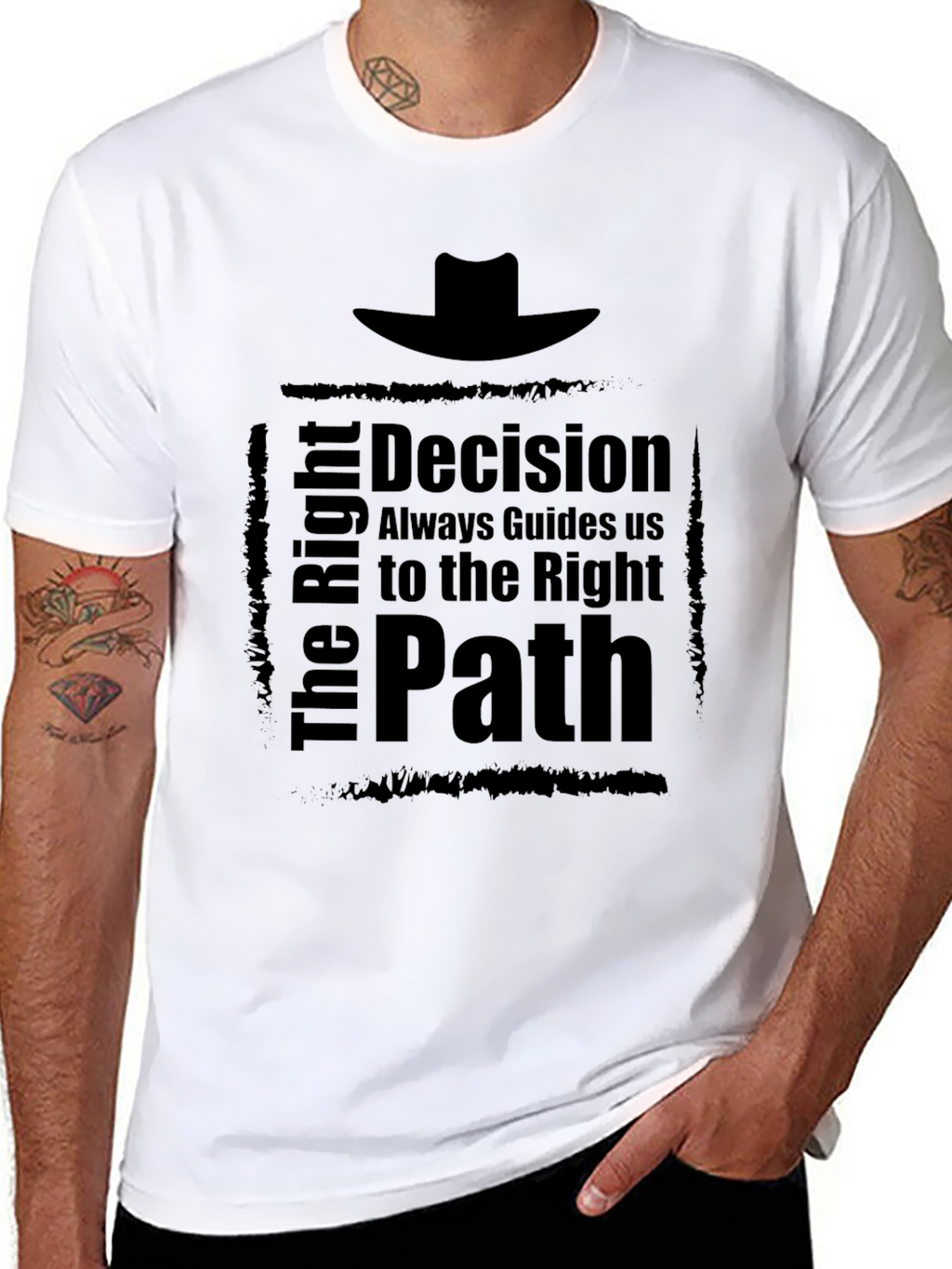 Right Decision Guides Path T-Shirt - Black