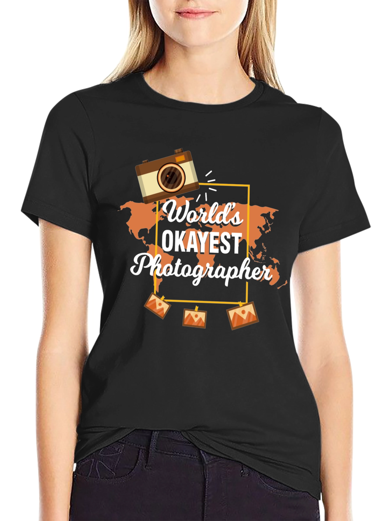 Worlds Okayest Photographer Graphic T-Shirt