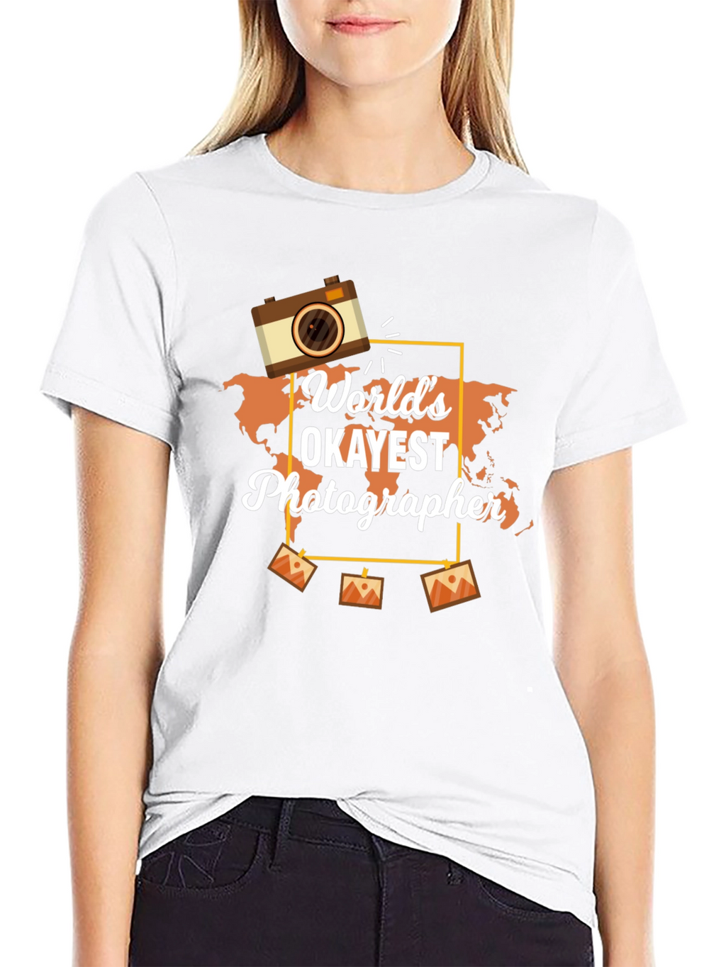Worlds Okayest Photographer Graphic T-Shirt