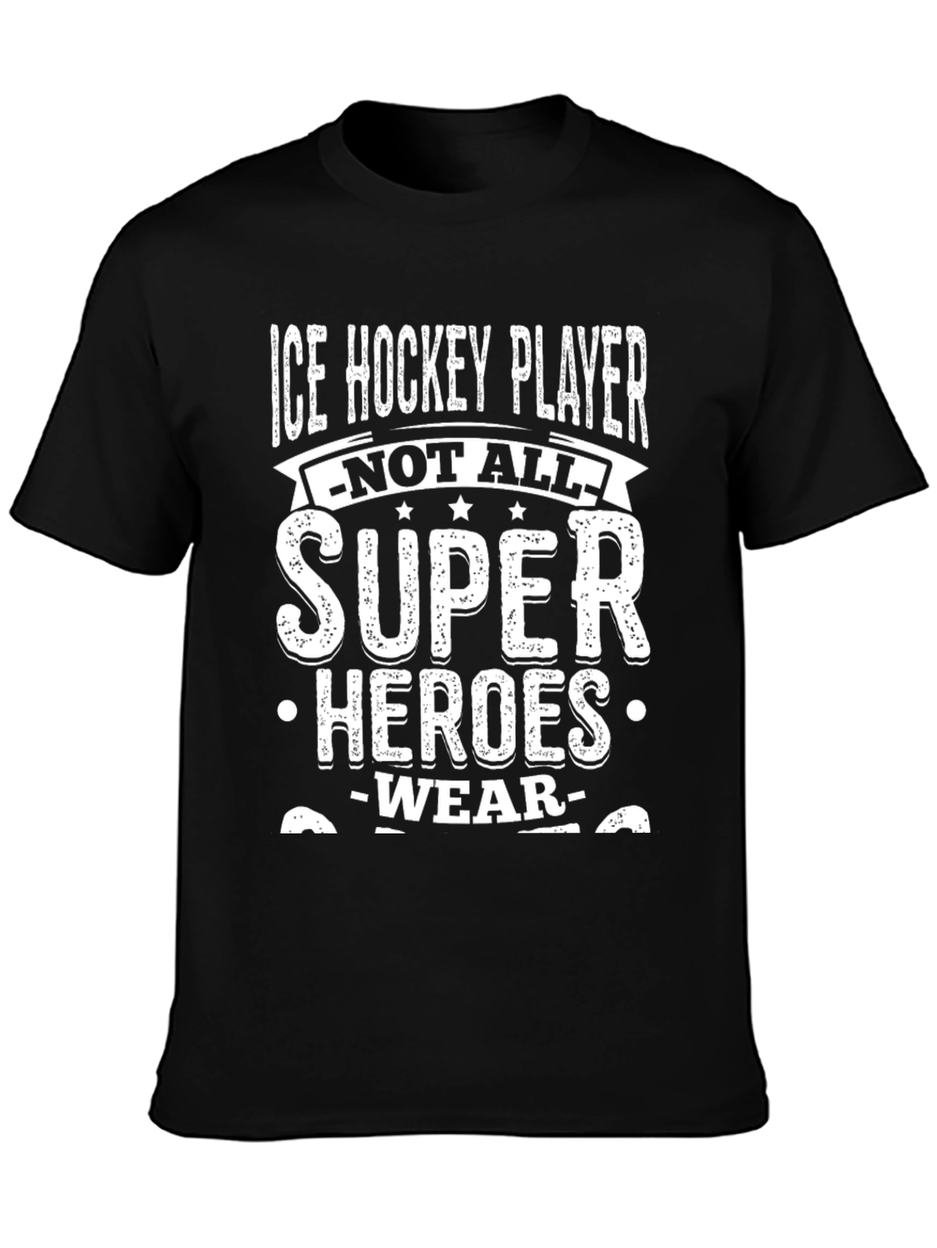 Ice Hockey Player Super Hero T-Shirt