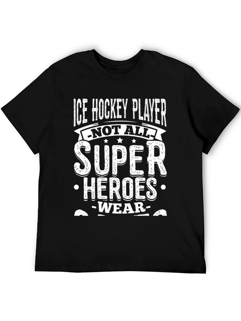Ice Hockey Player Super Hero T-Shirt