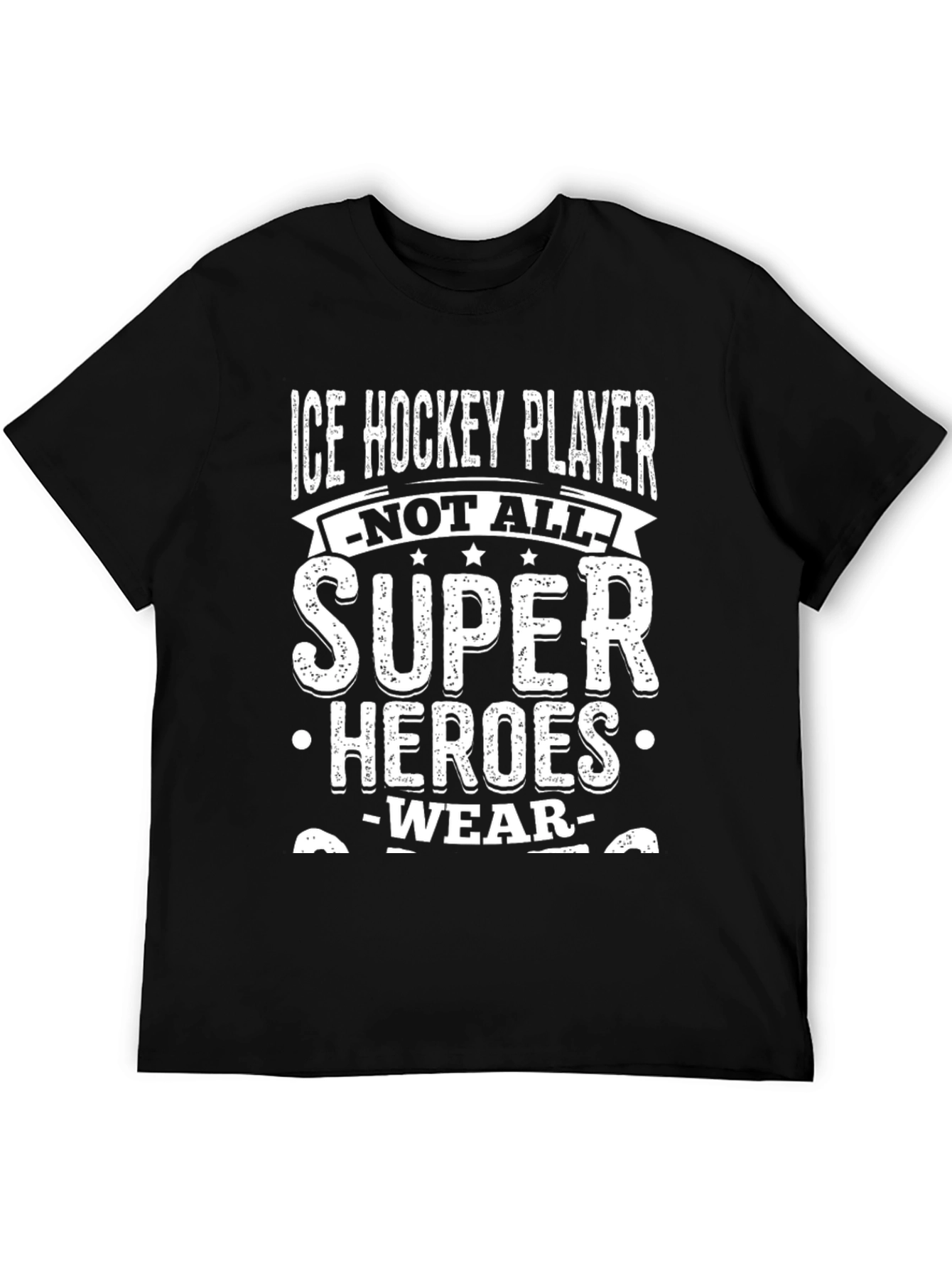 Ice Hockey Player Super Hero T-Shirt