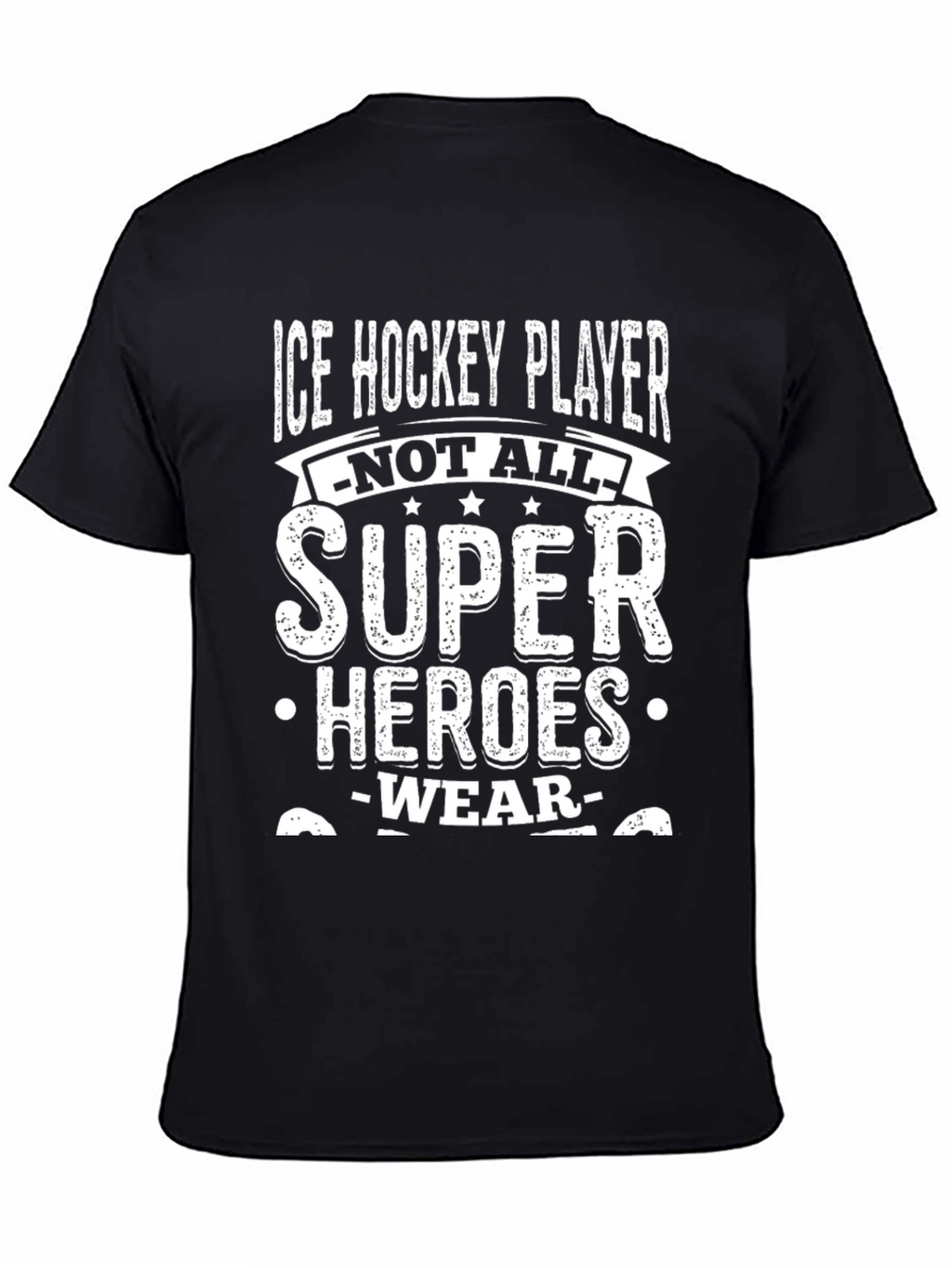 Ice Hockey Player Super Hero T-Shirt