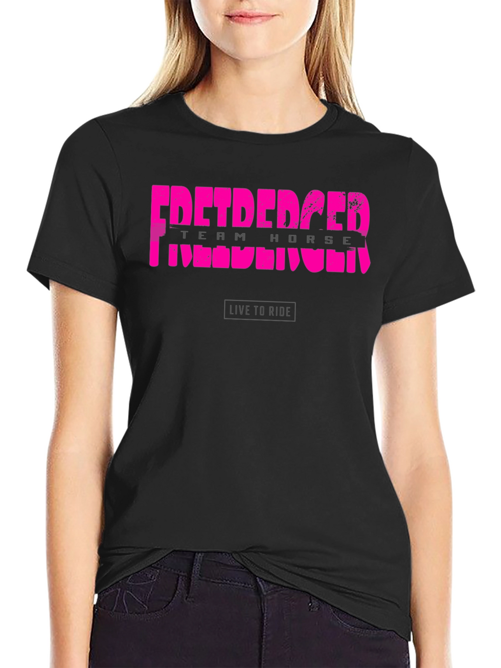 Freiberger Team Horse Black T-Shirt